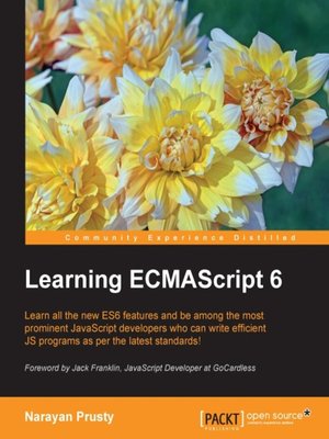 cover image of Learning ECMAScript 6
